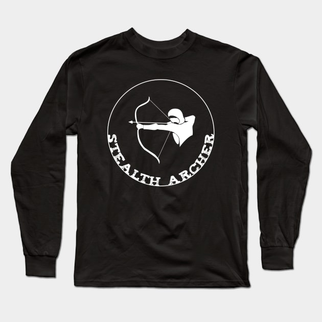 Stealth Archer Long Sleeve T-Shirt by KritwanBlue